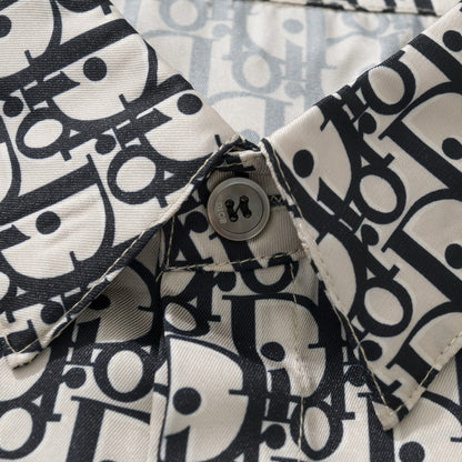 Dior Oblique Silk Short Shirt