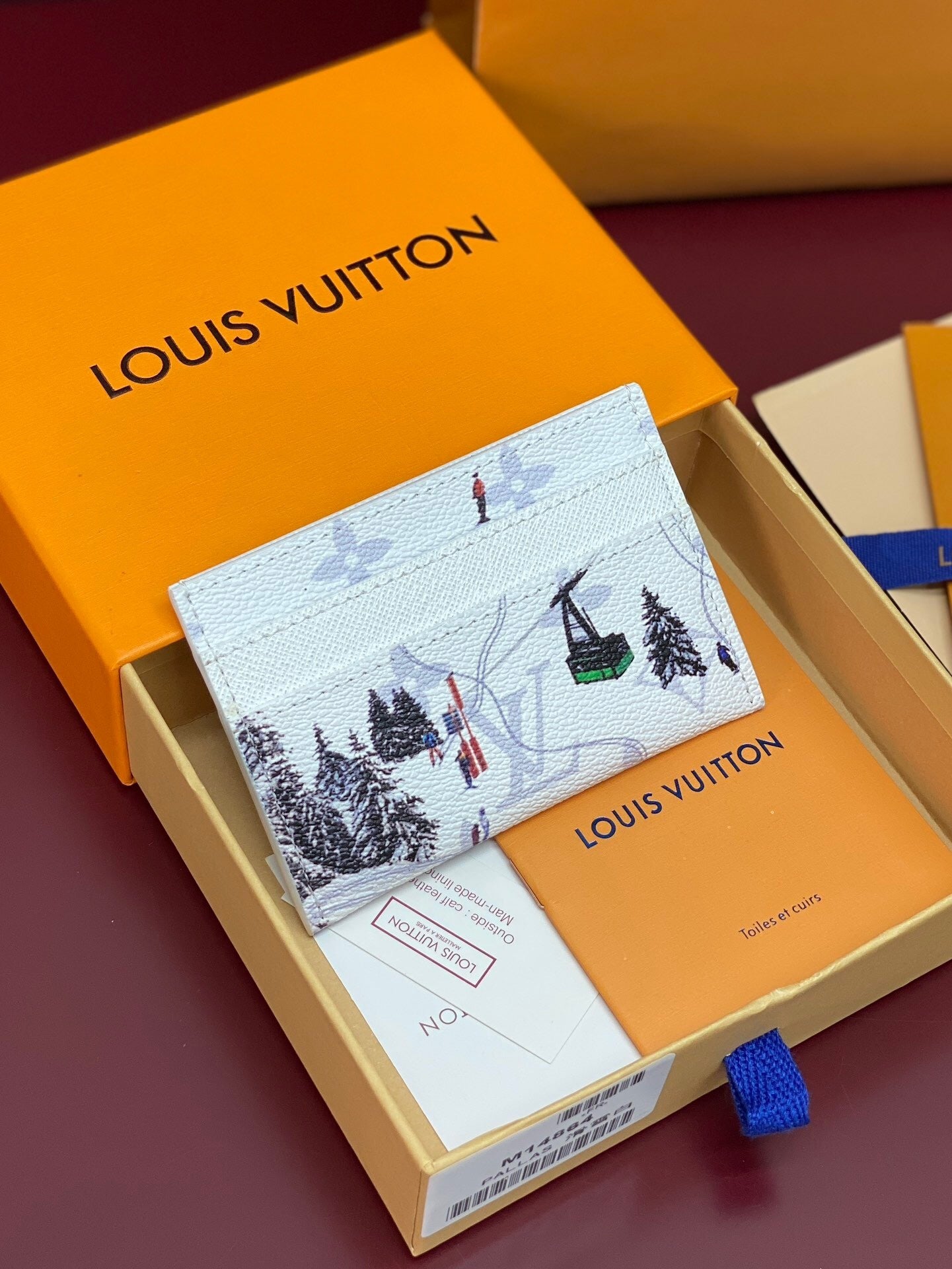 Louis Vuitton Double Card Holder "White"
