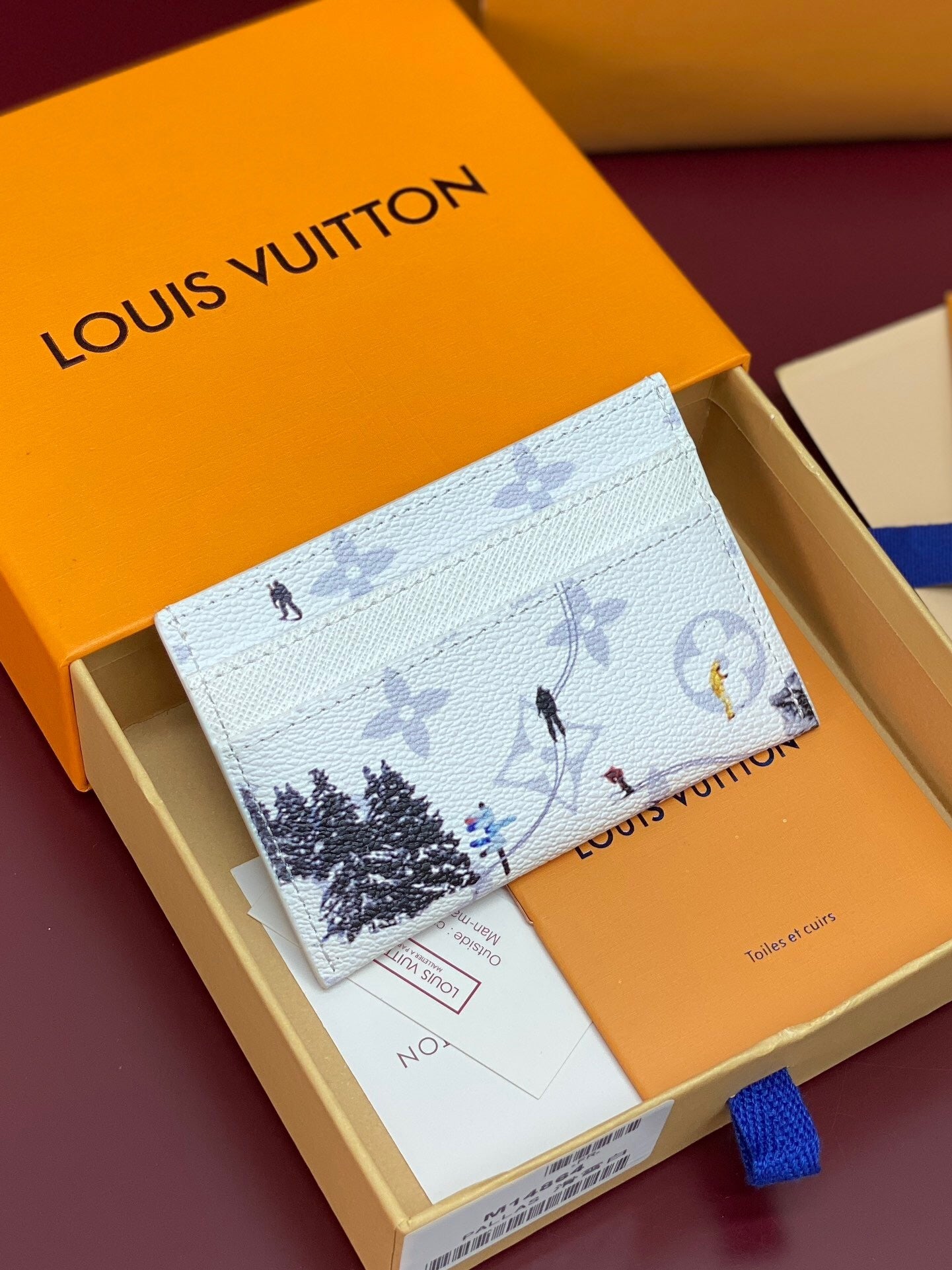 Louis Vuitton Double Card Holder "White"