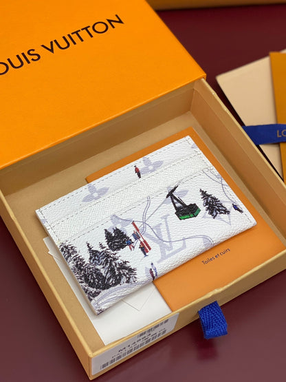 Louis Vuitton Double Card Holder "White"