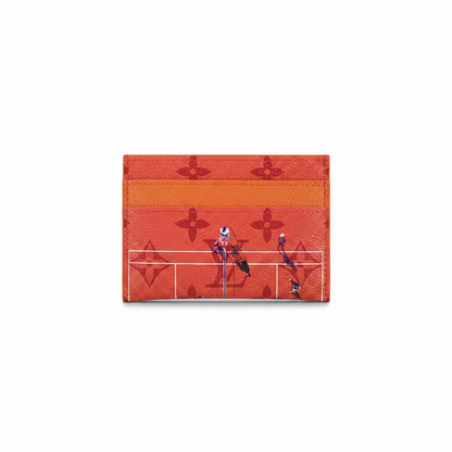 Louis Vuitton Double Card Holder "Rouge Brique"