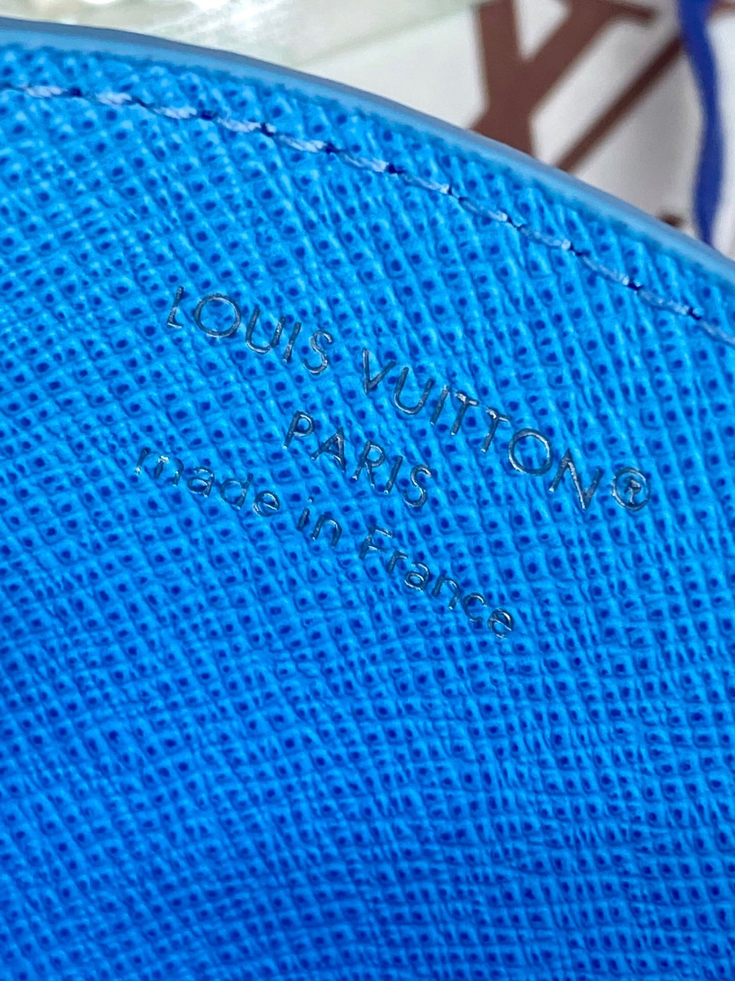 Louis Vuitton Double Card Holder "Blue Lagoon"