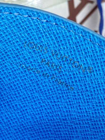 Louis Vuitton Double Card Holder "Blue Lagoon"