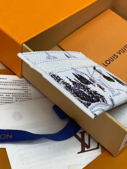 Louis Vuitton Double Card Holder "White"