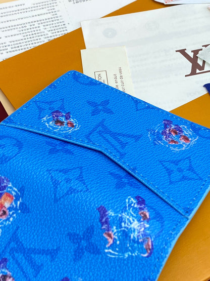 Louis Vuitton Pocket Organizer "Blue Lagoon"