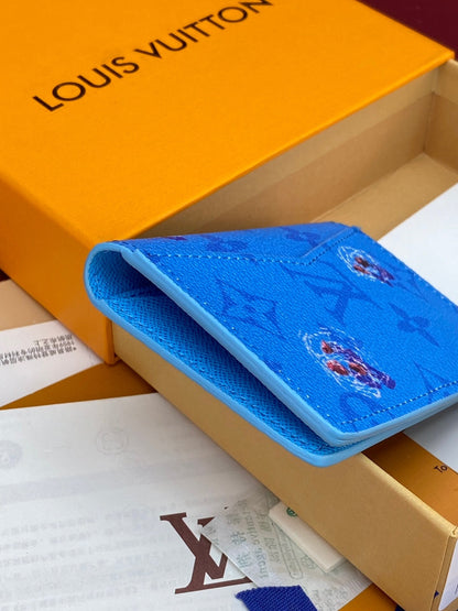 Louis Vuitton Pocket Organizer "Blue Lagoon"