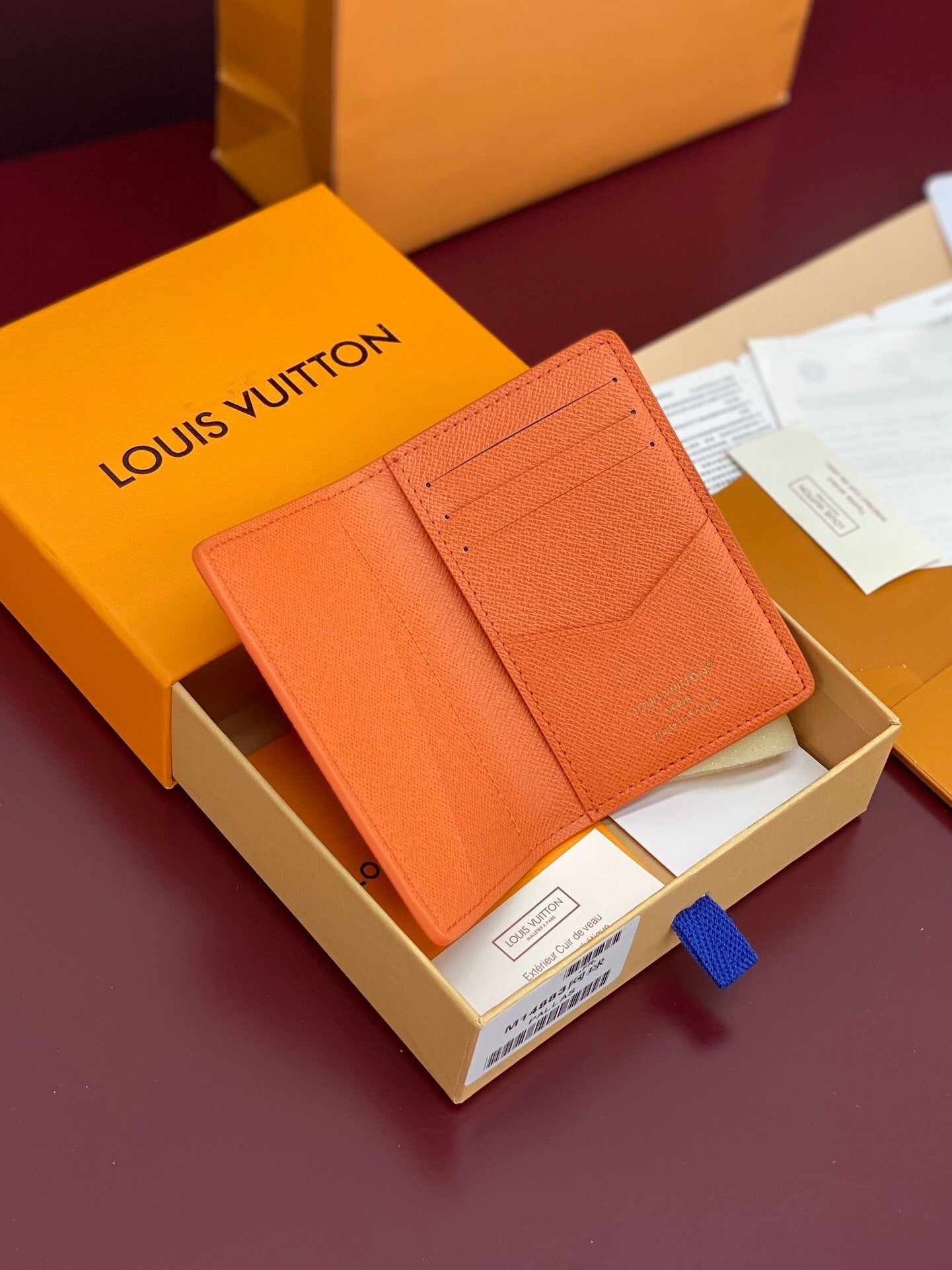 Louis Vuitton Pocket Organizer "Rouge Brique"
