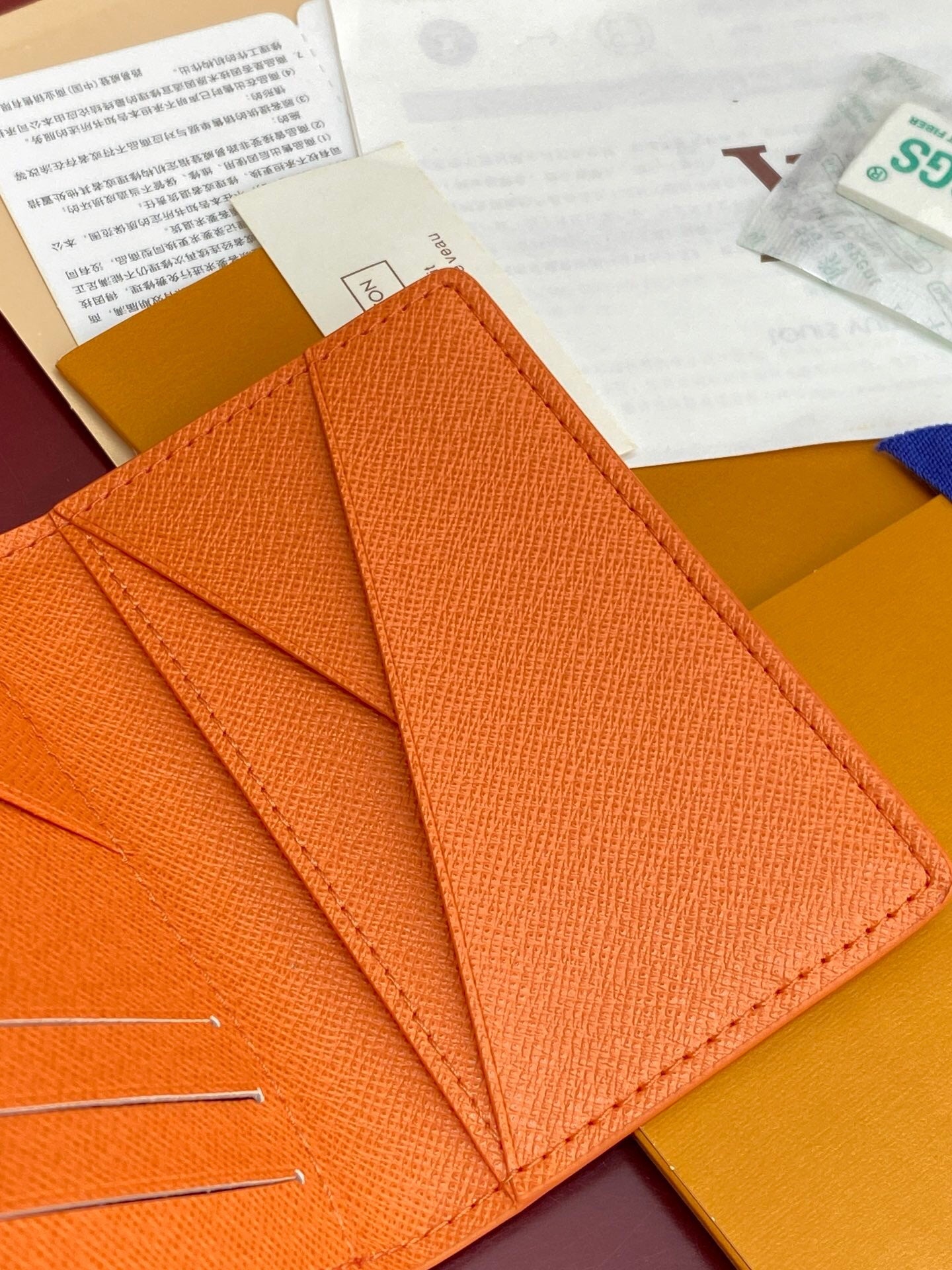 Louis Vuitton Pocket Organizer "Rouge Brique"