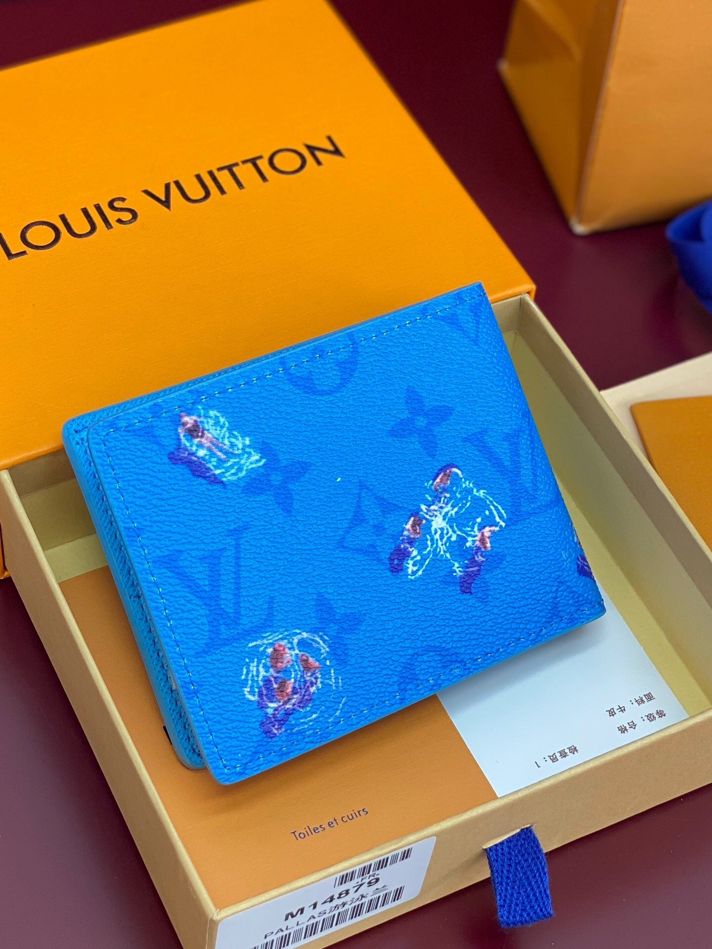 Louis Vuitton Slender Wallet "Blue Lagoon"