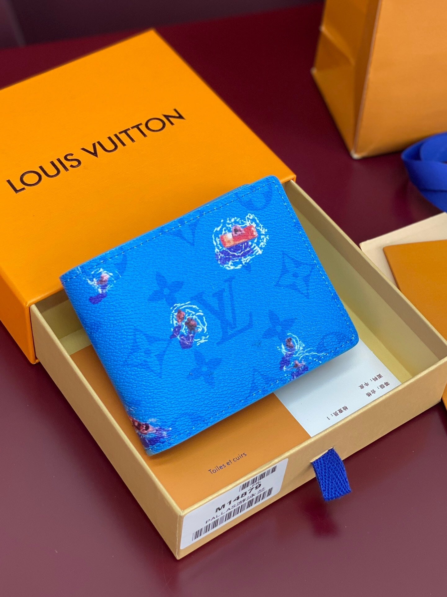 Louis Vuitton Slender Wallet "Blue Lagoon"