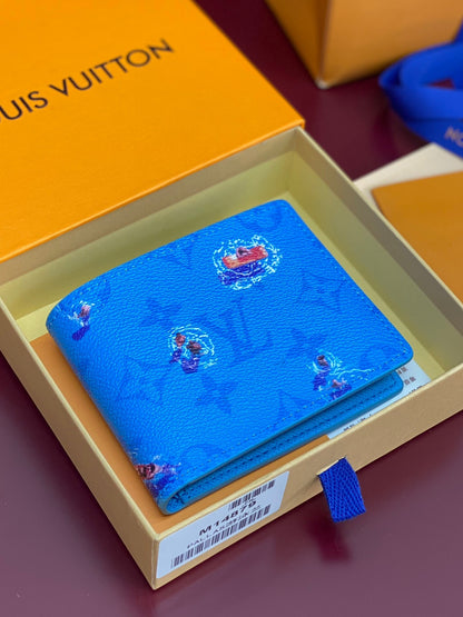 Louis Vuitton Slender Wallet "Blue Lagoon"