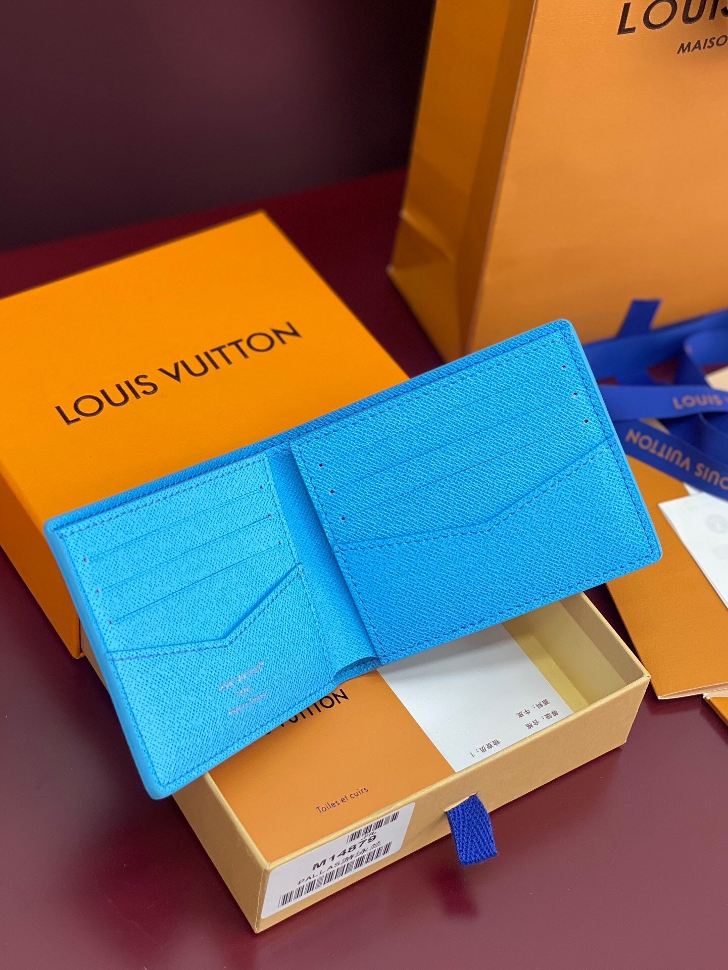 Louis Vuitton Slender Wallet "Blue Lagoon"