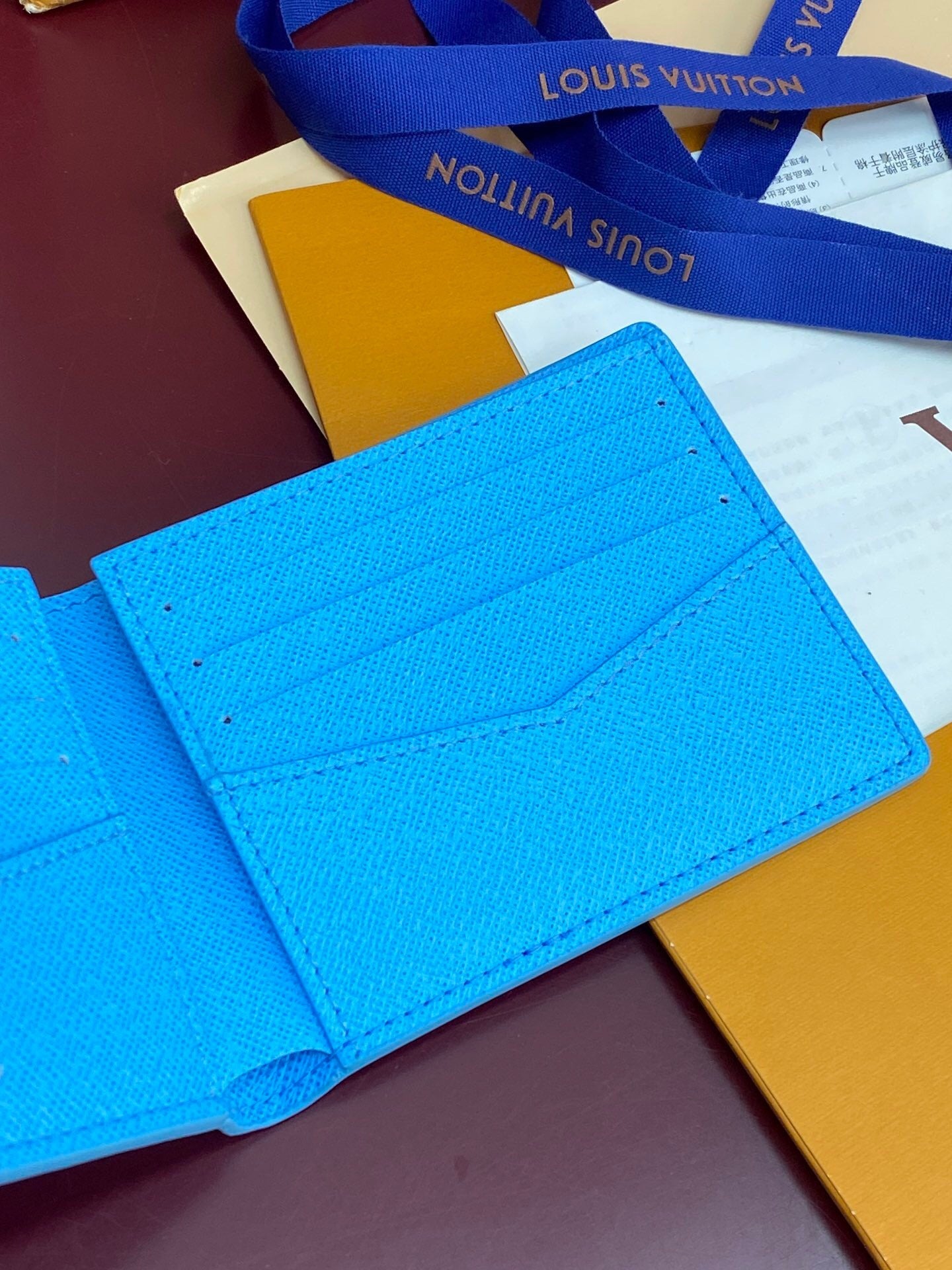 Louis Vuitton Slender Wallet "Blue Lagoon"