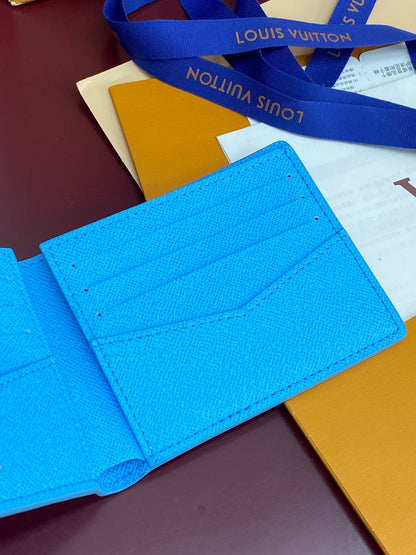 Louis Vuitton Slender Wallet "Blue Lagoon"