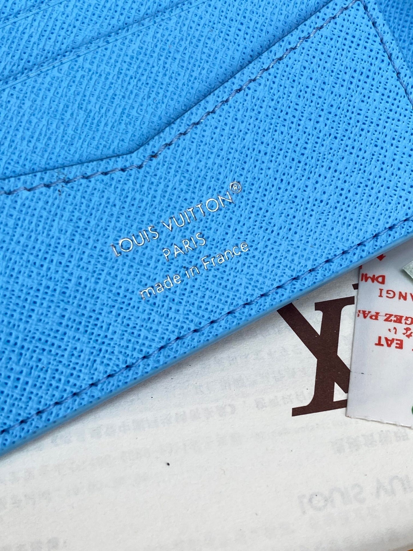 Louis Vuitton Slender Wallet "Blue Lagoon"