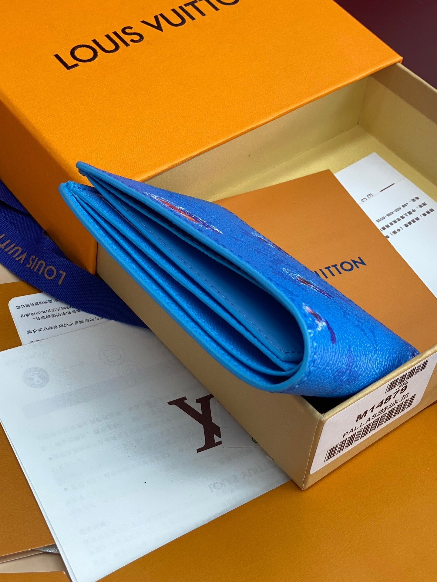 Louis Vuitton Slender Wallet "Blue Lagoon"