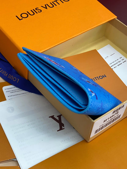 Louis Vuitton Slender Wallet "Blue Lagoon"