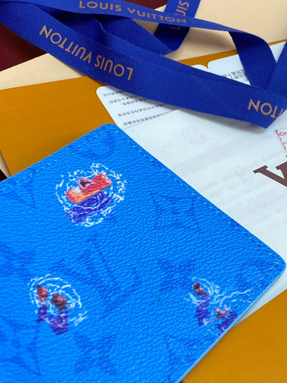 Louis Vuitton Slender Wallet "Blue Lagoon"