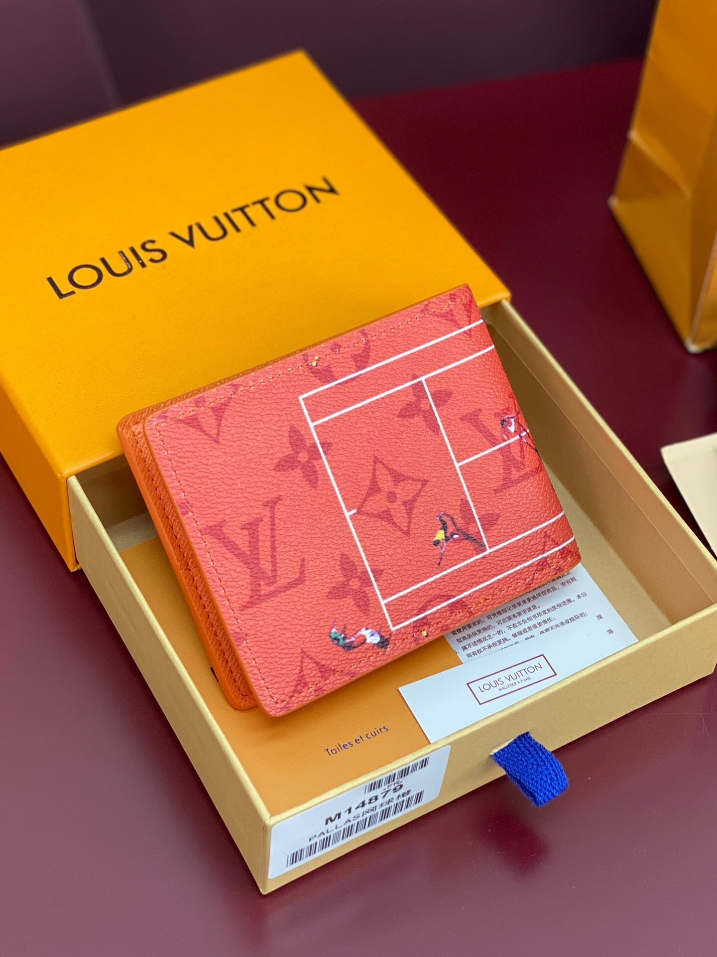 Louis Vuitton Slender Wallet "Rouge Brique"