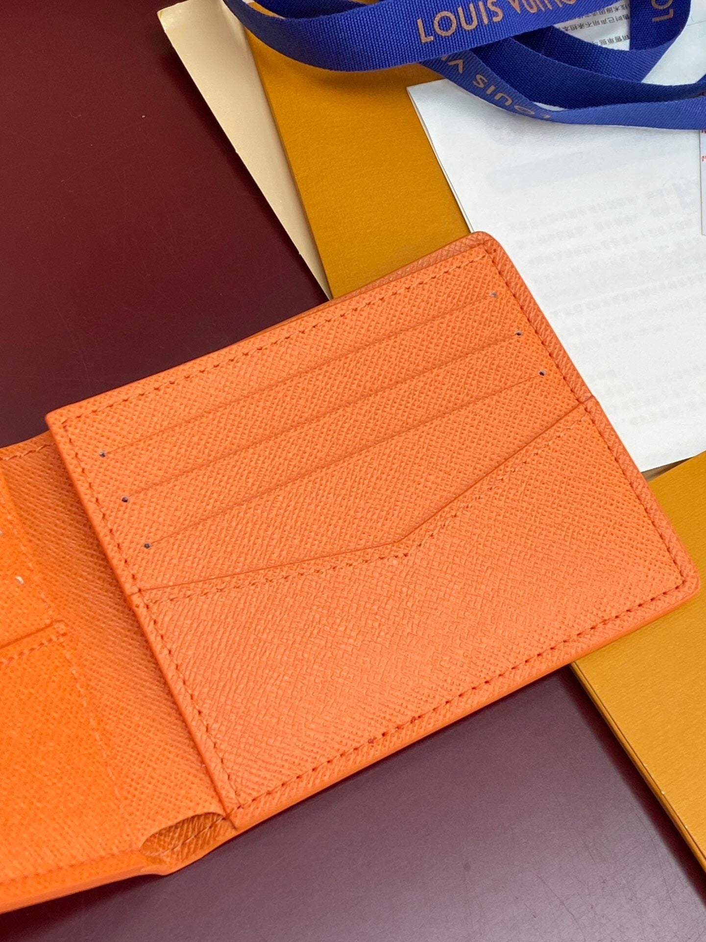 Louis Vuitton Slender Wallet "Rouge Brique"