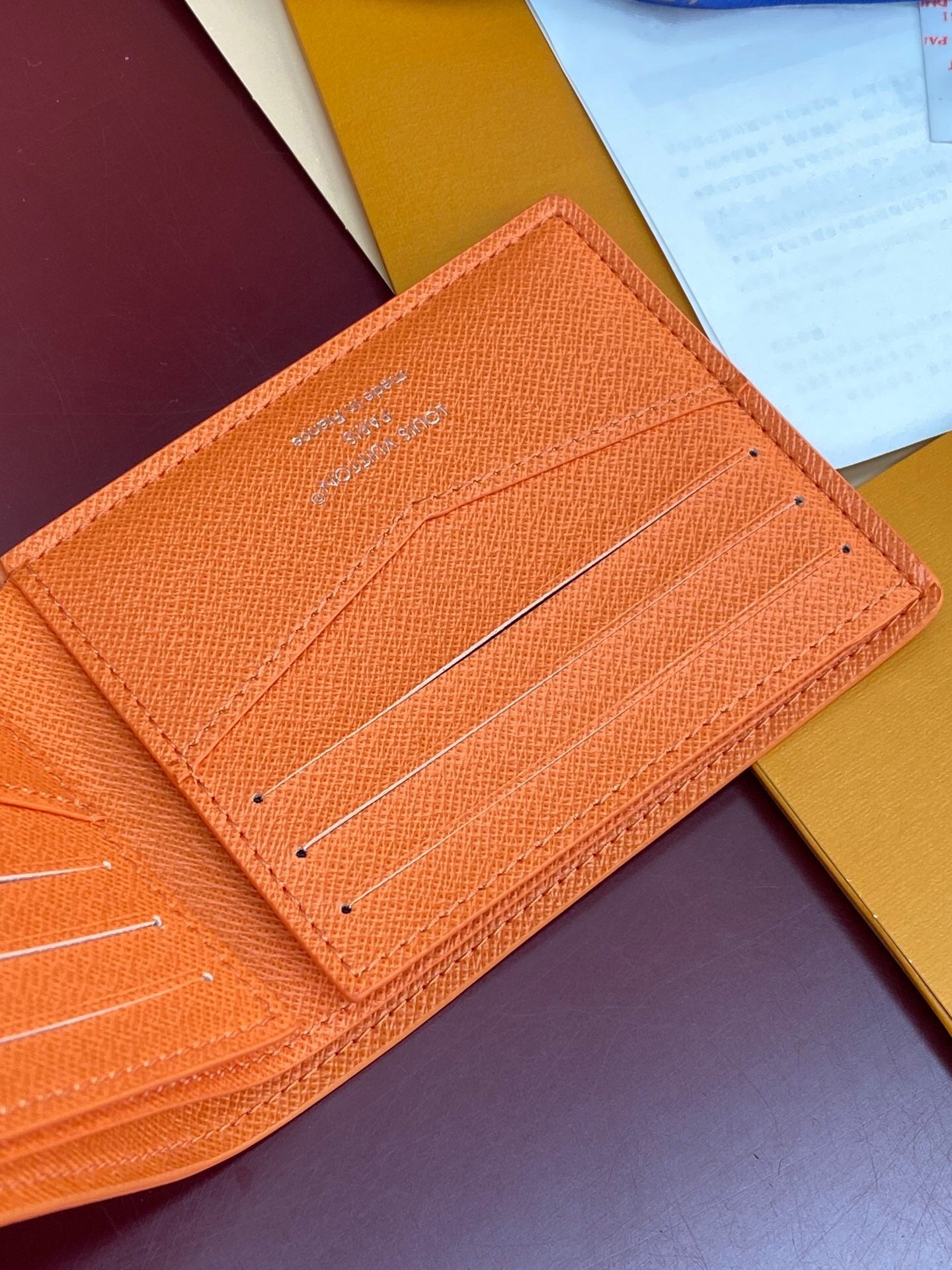 Louis Vuitton Slender Wallet "Rouge Brique"