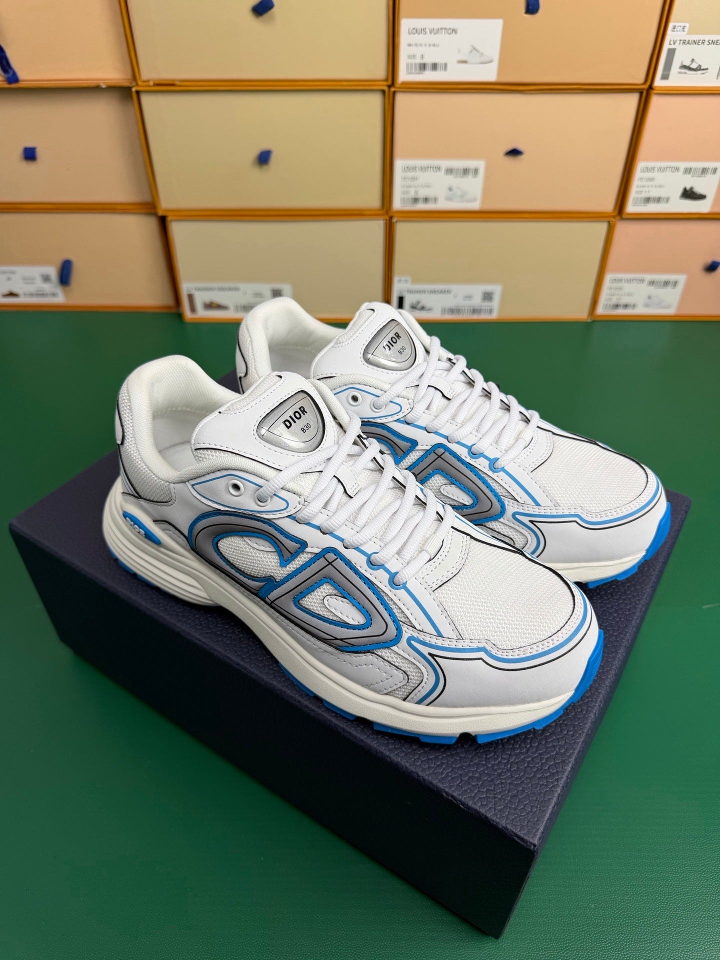 Dior B30 "White-Blue"