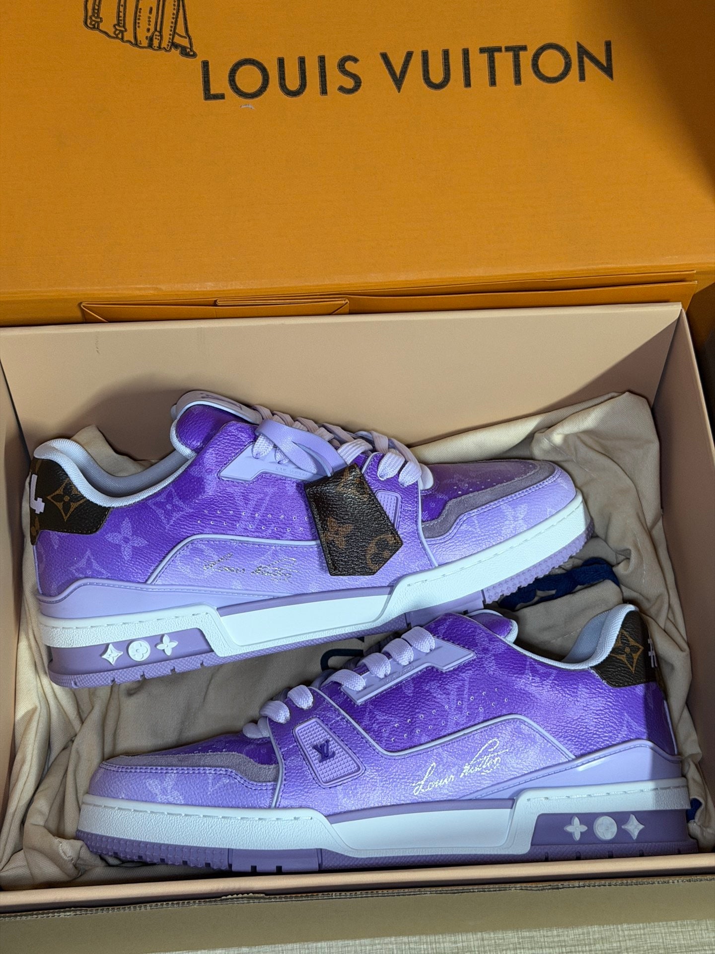 Louis Vuitton LV Trainers "Purple"