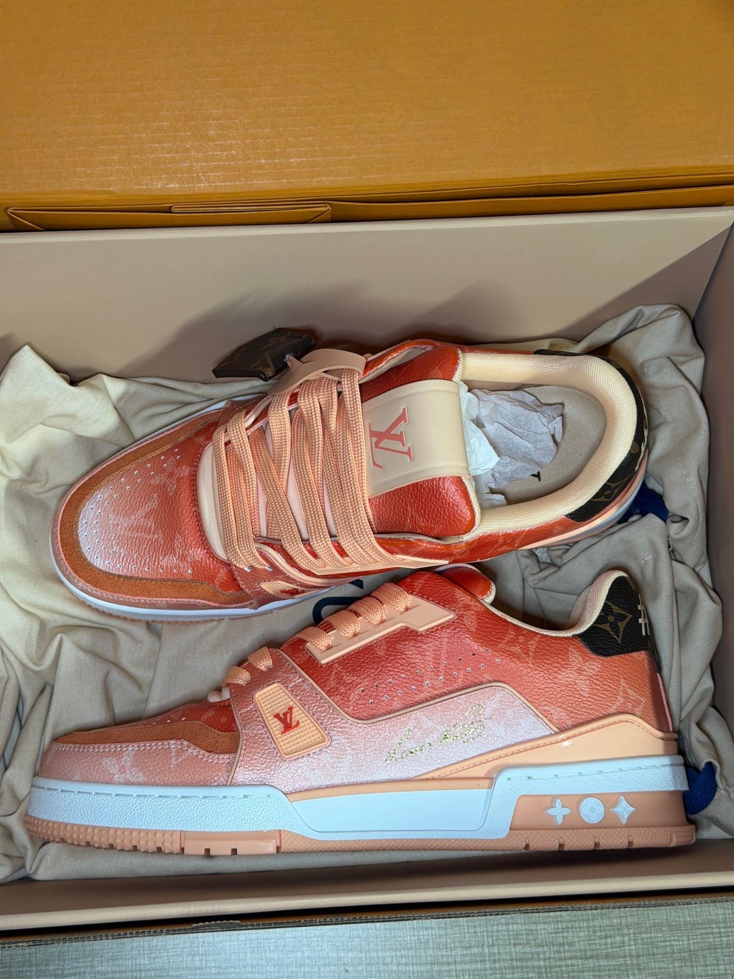 Louis Vuitton LV Trainers "Orange"