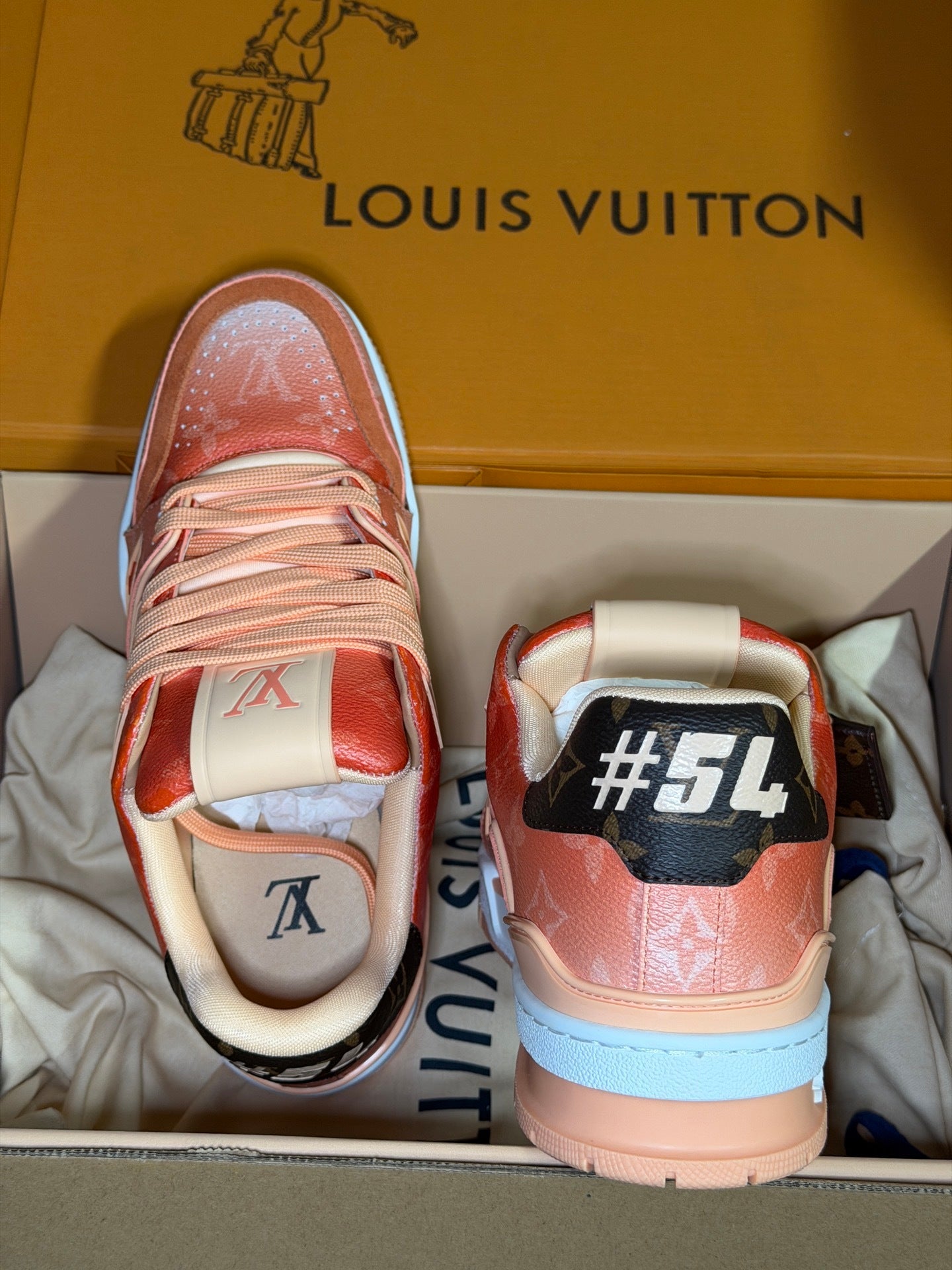 Louis Vuitton LV Trainers "Orange"