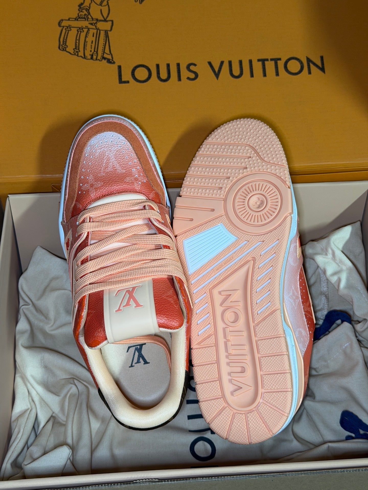 Louis Vuitton LV Trainers "Orange"