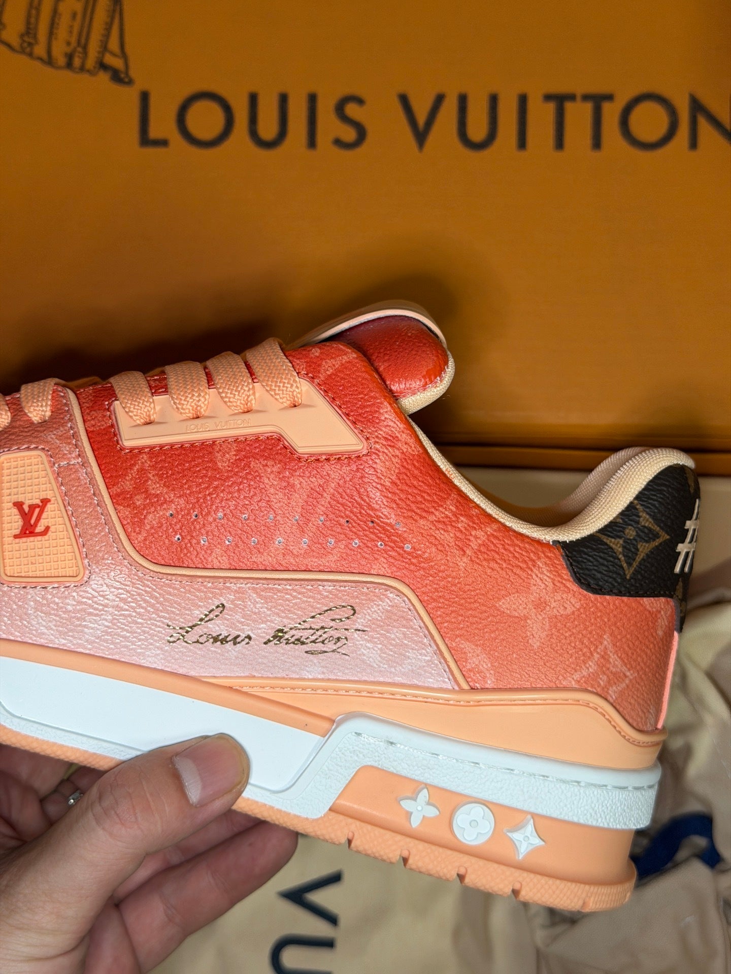 Louis Vuitton LV Trainers "Orange"