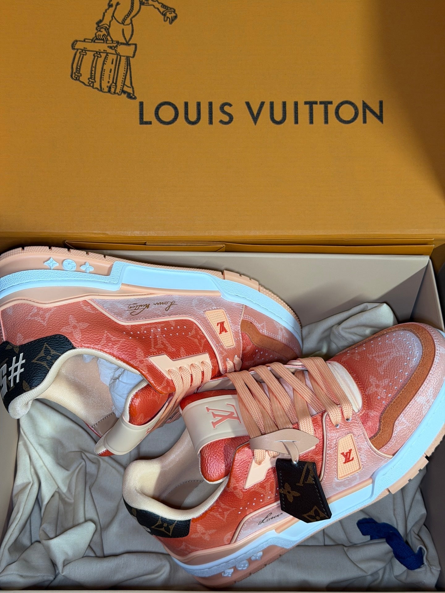 Louis Vuitton LV Trainers "Orange"