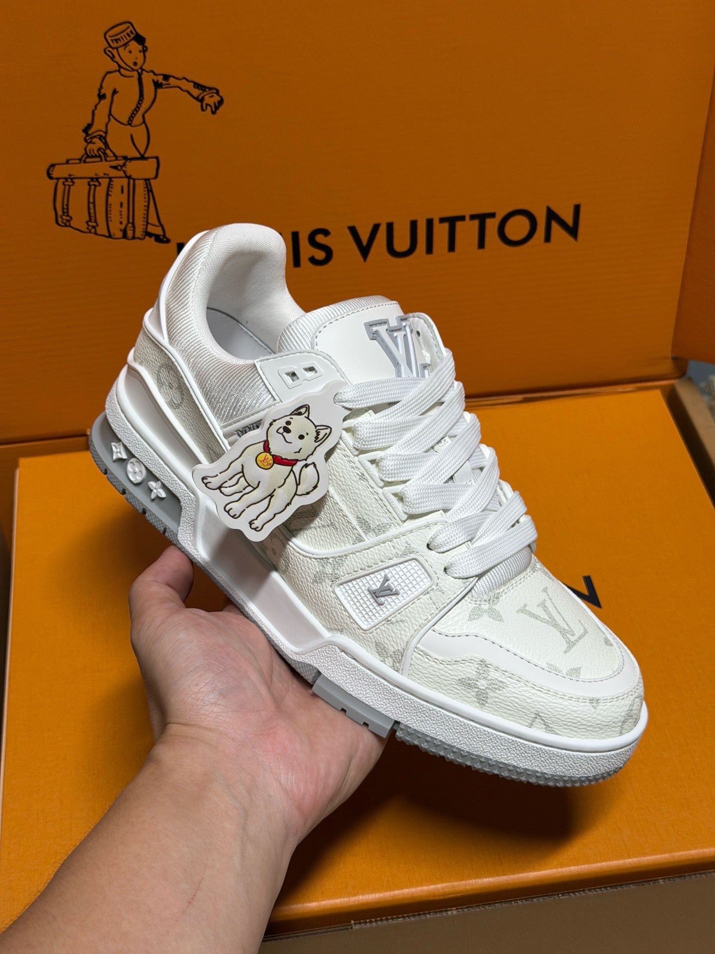 Louis Vuitton LV Trainers "White Monogram"