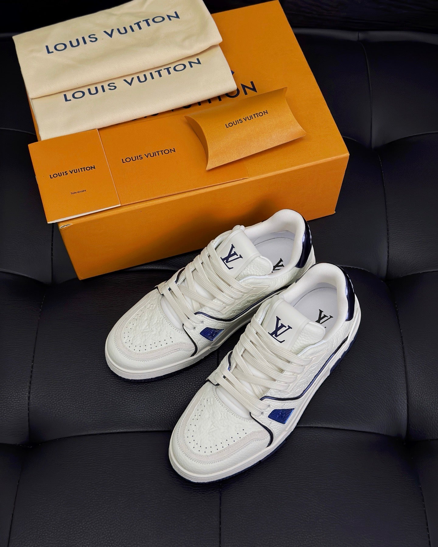 Louis Vuitton LV Trainers "Marine-White"