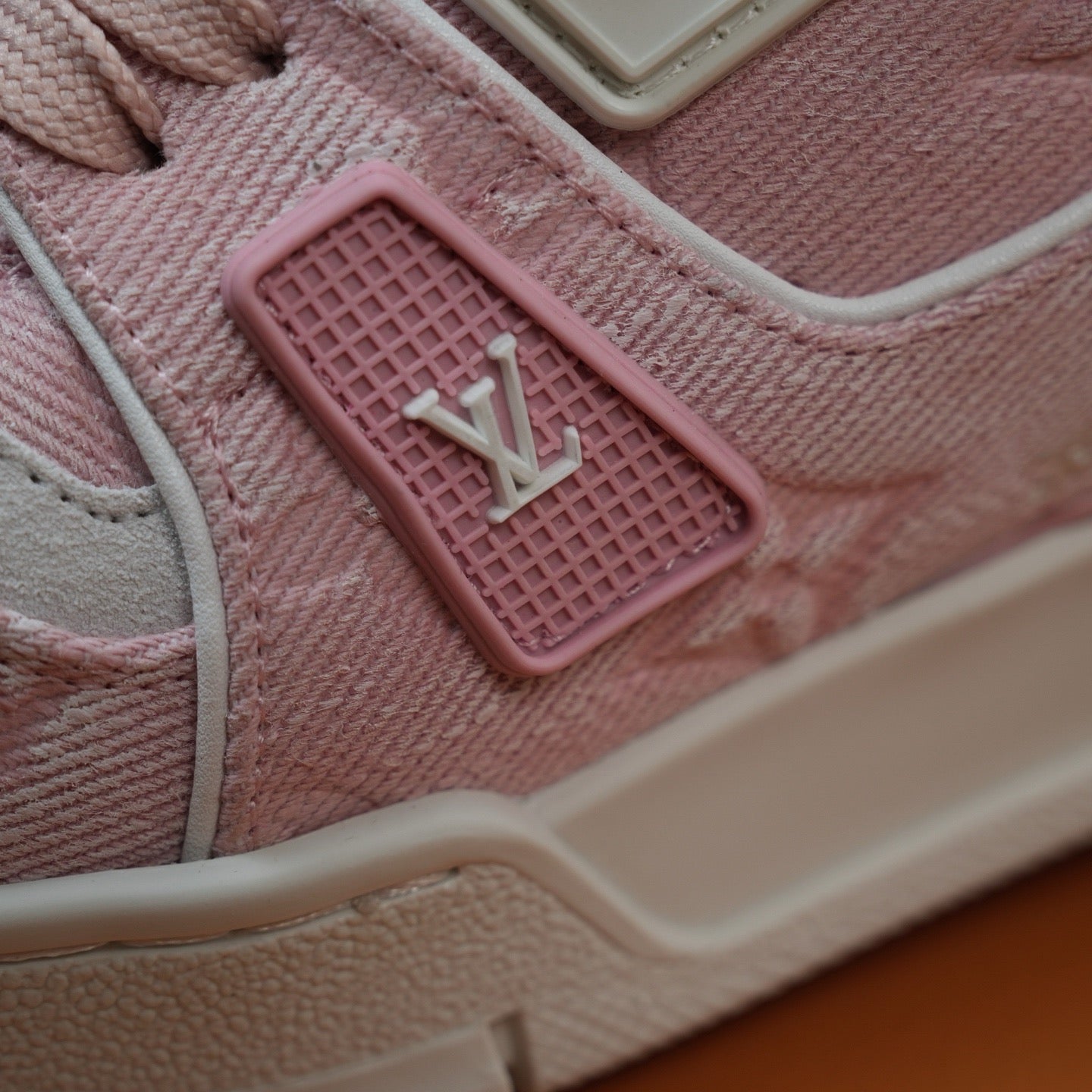 Louis Vuitton LV Trainers "Pink Denim"