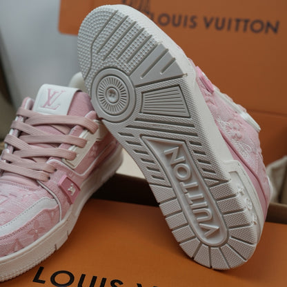 Louis Vuitton LV Trainers "Pink Denim"