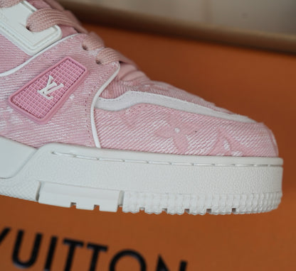 Louis Vuitton LV Trainers "Pink Denim"