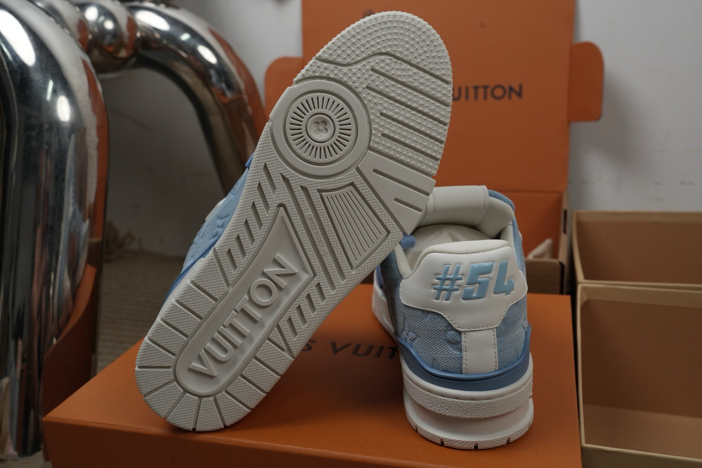 Louis Vuitton LV Trainers "Light Blue Denim"
