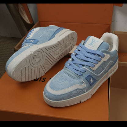 Louis Vuitton LV Trainers "Light Blue Denim"