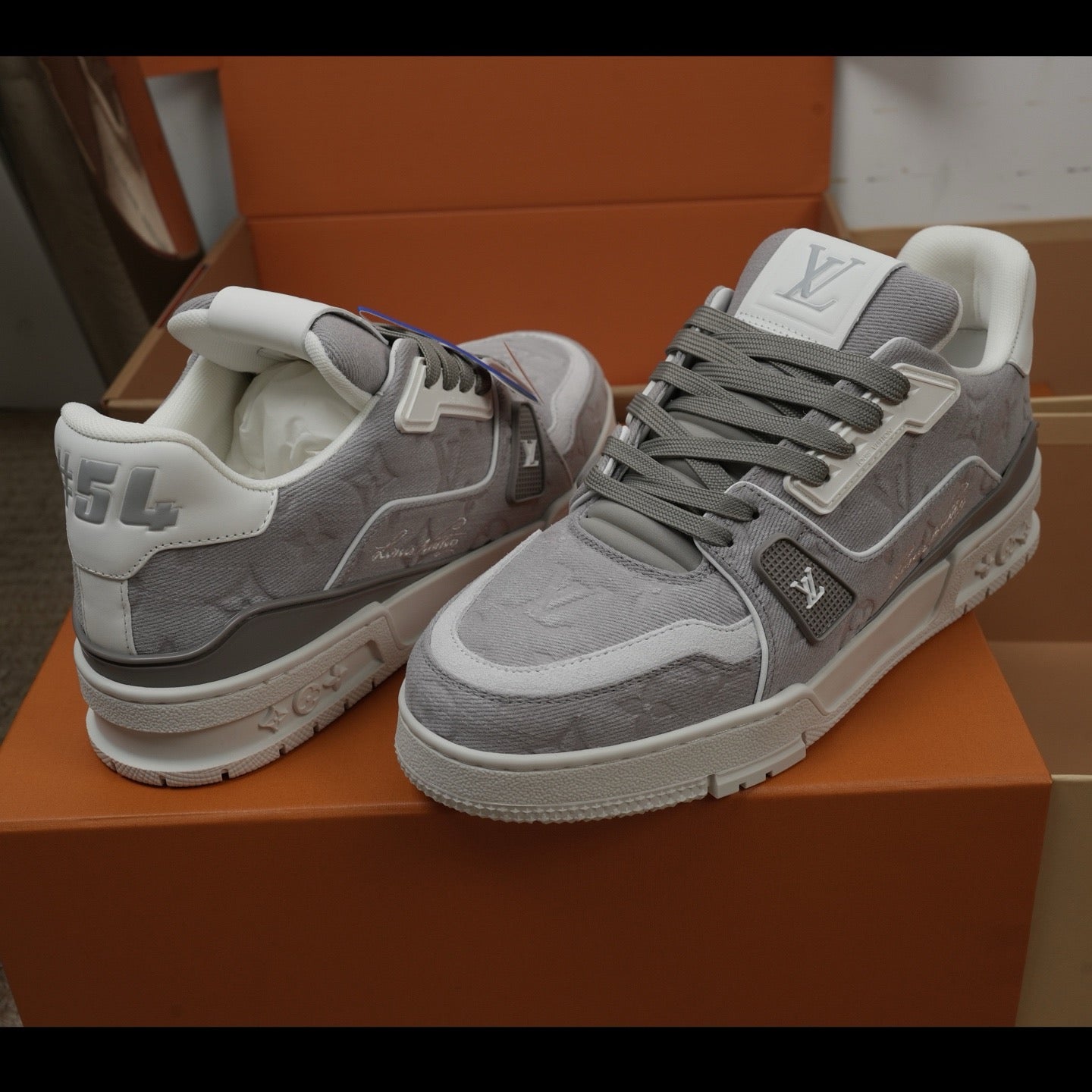 Louis Vuitton LV Trainers "Grey Denim"