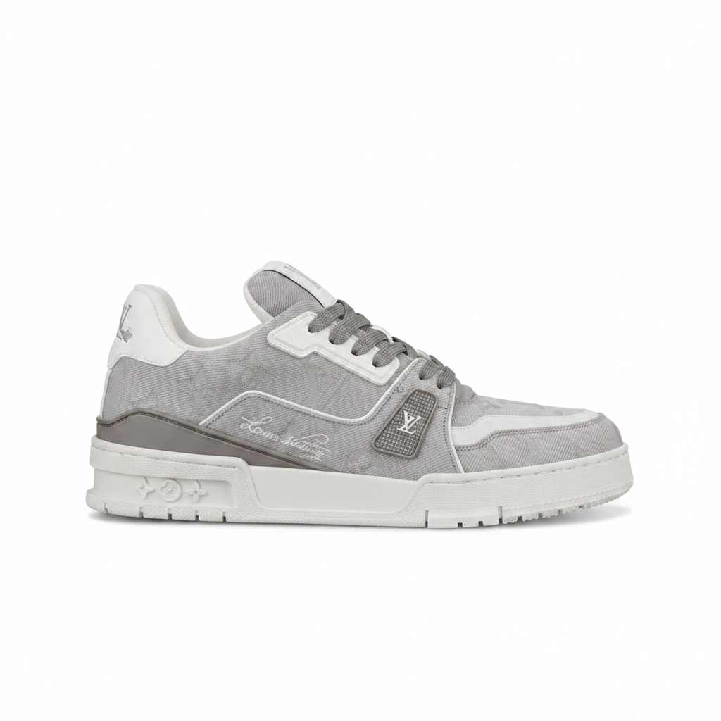 Louis Vuitton LV Trainers "Grey Denim"