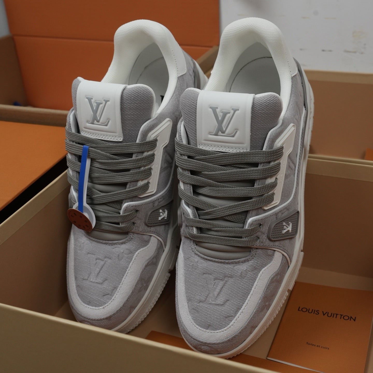 Louis Vuitton LV Trainers "Grey Denim"