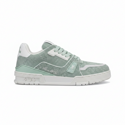 Louis Vuitton LV Trainers "Light Green Denim"
