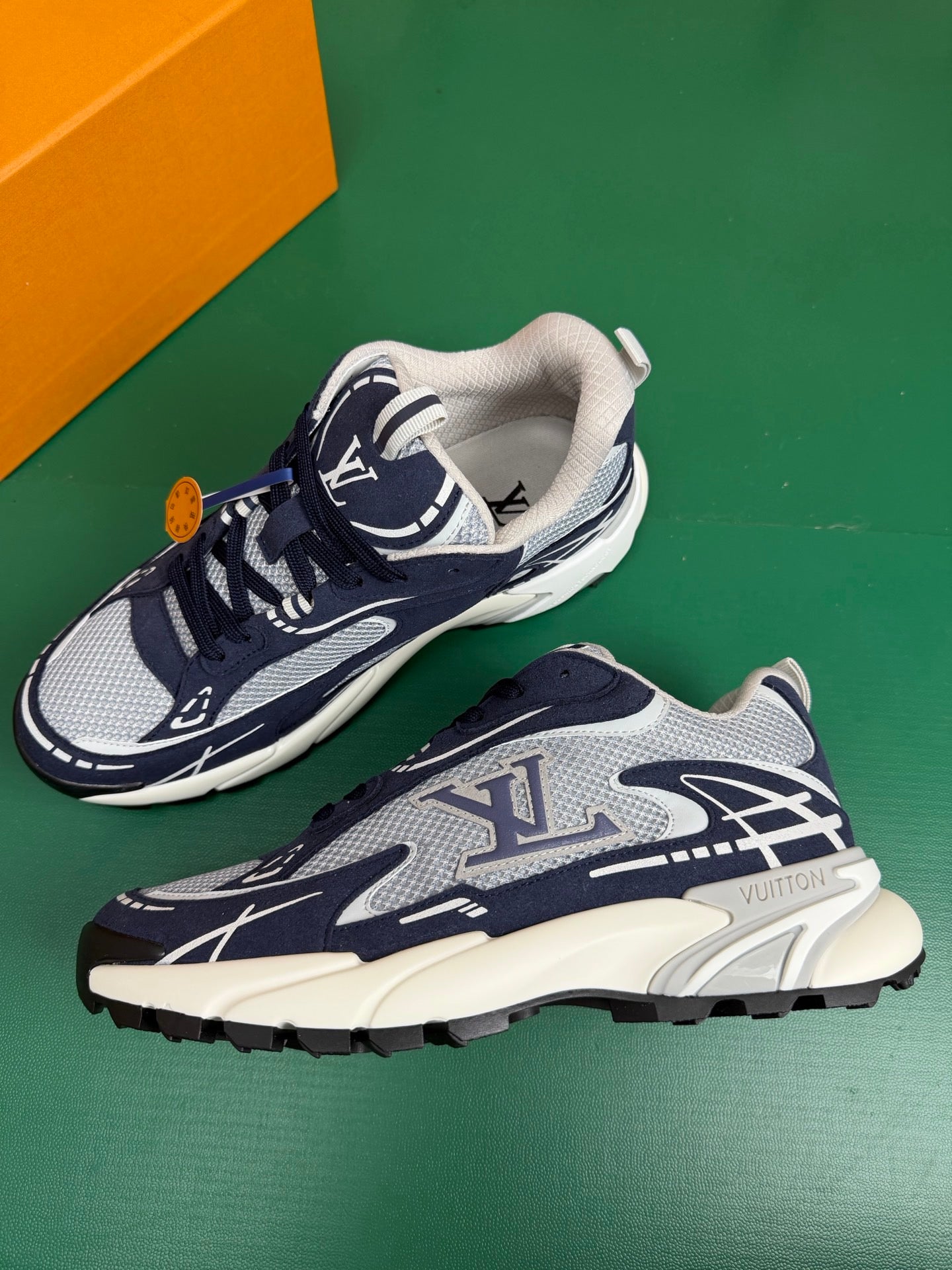 Louis Vuitton Tactic Runner Blue-Grey"