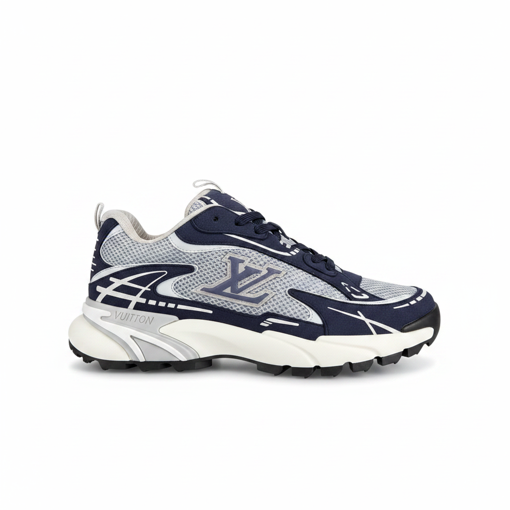 Louis Vuitton Tactic Runner Blue-Grey"