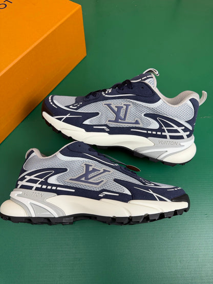 Louis Vuitton Tactic Runner Blue-Grey"
