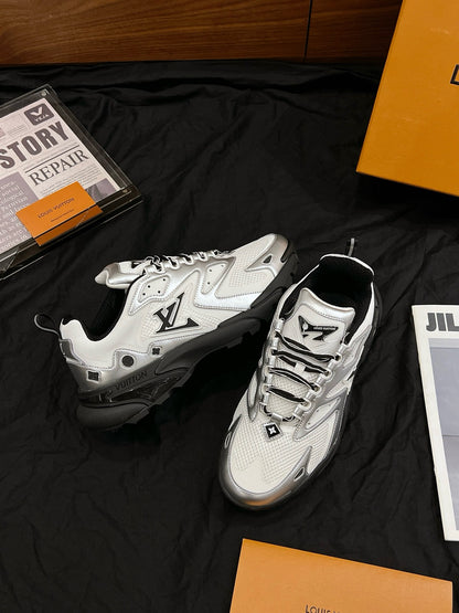 Louis Vuitton Tactic Runner "White-Silver-Black"