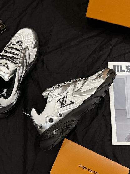 Louis Vuitton Tactic Runner "White-Silver-Black"