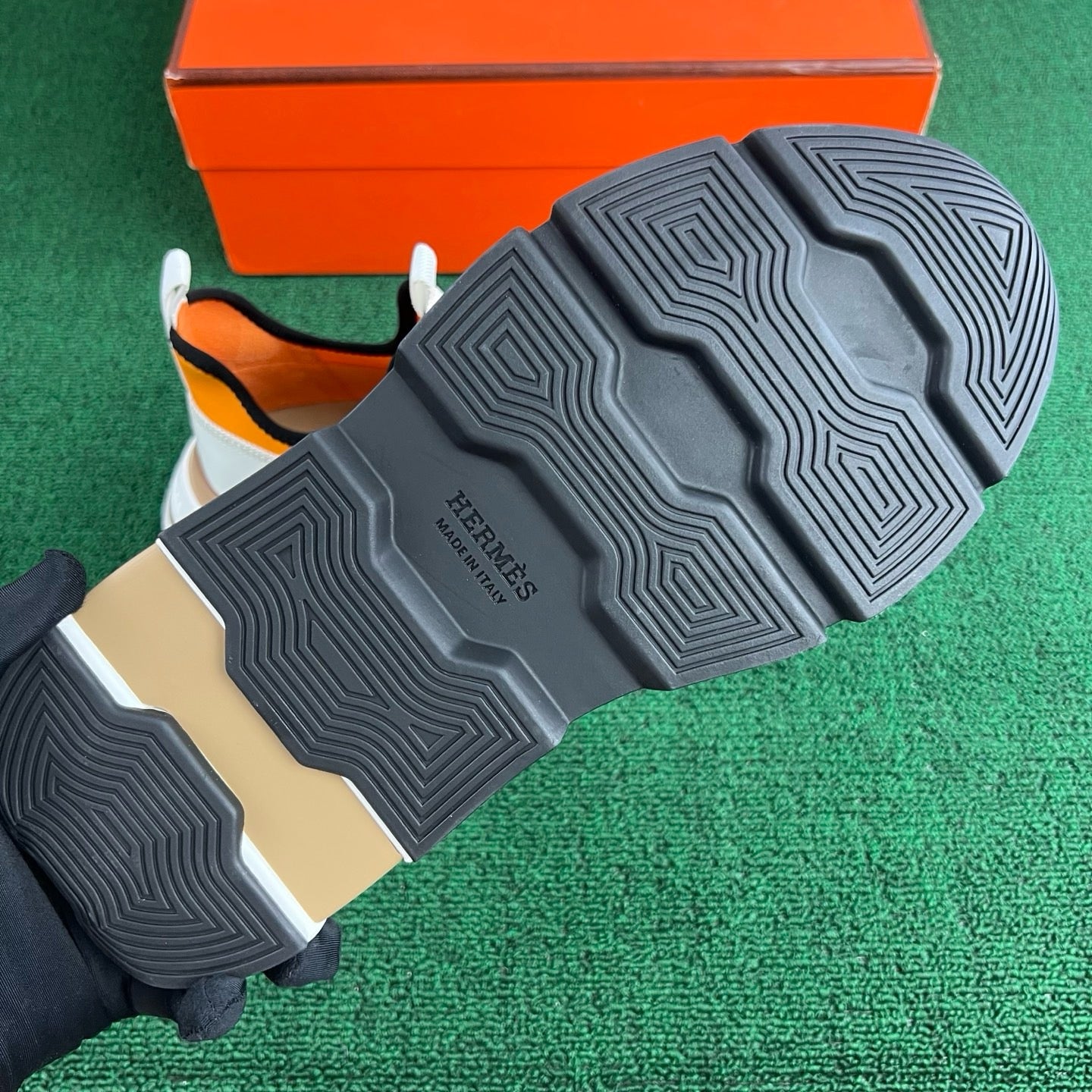 Hermes Moove Sneaker "Orange-White"