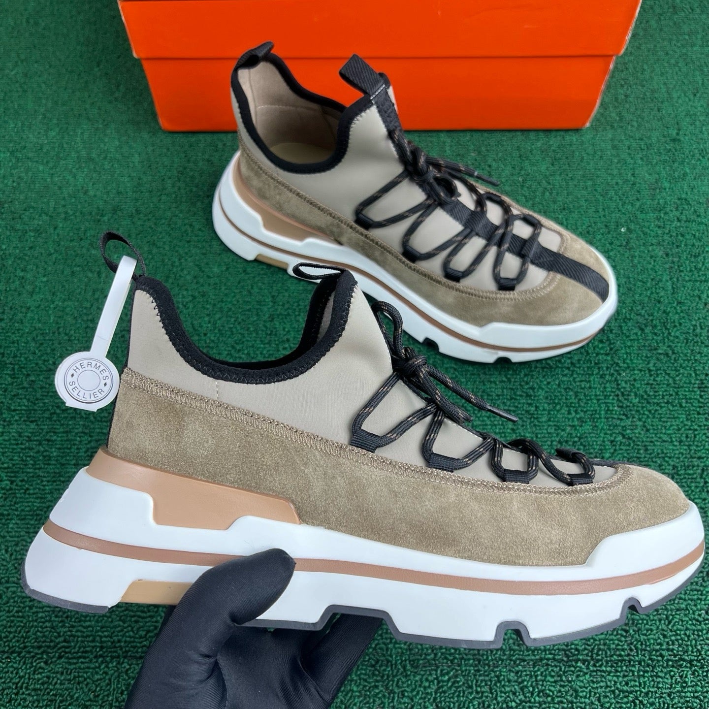Hermes Moove Sneaker "Beige"
